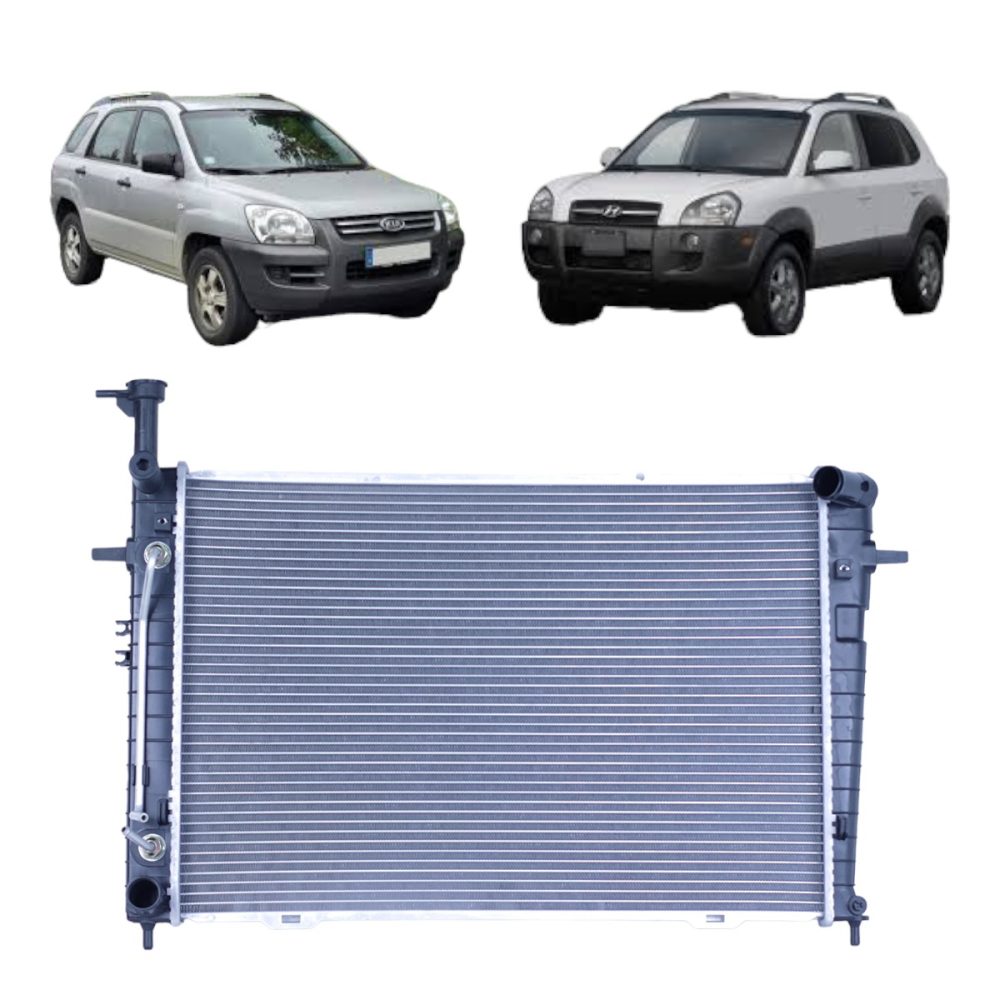 Radiador Kia Sportage y Hyundai Tucson 2005 al 2008