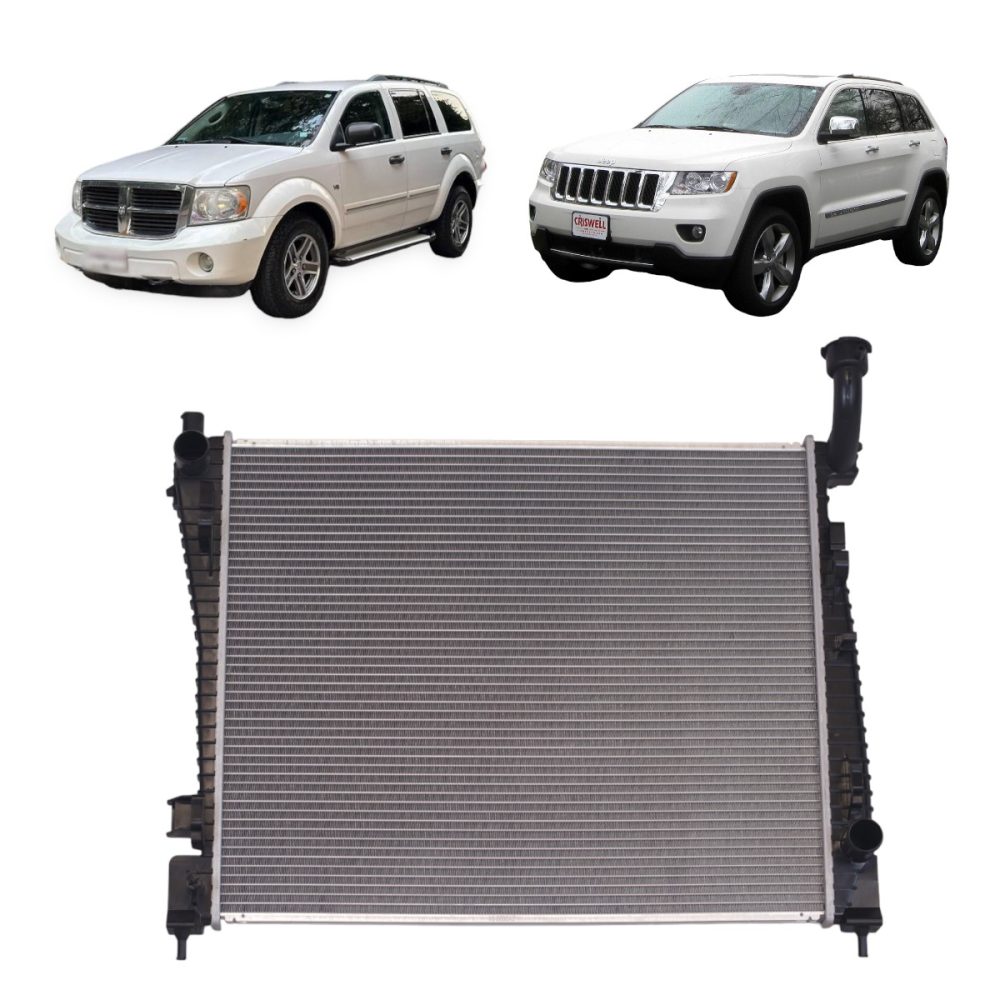 Radiador Jeep Grand Cherokee y Dodge Durango 2011 al 2020