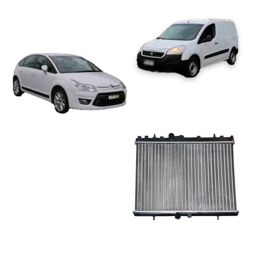 Radiador Peugeot Partner -308 – 207-Xsara Y Citroen C4 -C3- Berlingo 2003 al 2018