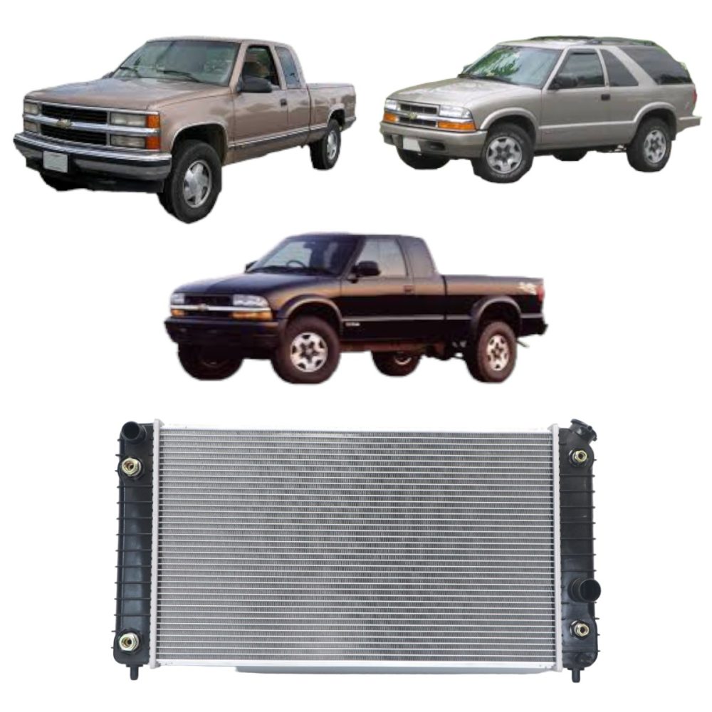 Radiador Chevrolet S10 Apache y Blazer 1994 al 2005