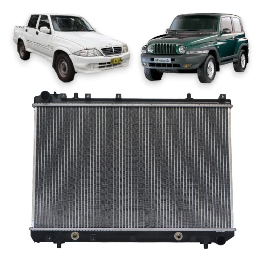 Radiador Ssangyong Musso y Korando 1996 al 2010 2.9 Diesel